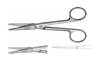 МАЙО-СТІЛЛ НОЖИЦІ ПРЯМ. 140MM